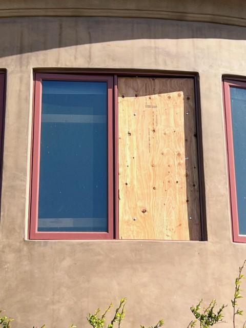 Boarded Up Window